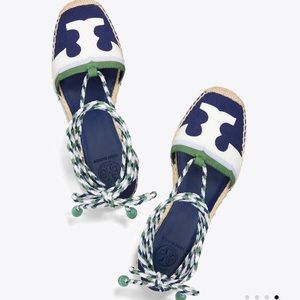🍀Tory Burch LAGUNA ESPADRILLE WEDGE🍀